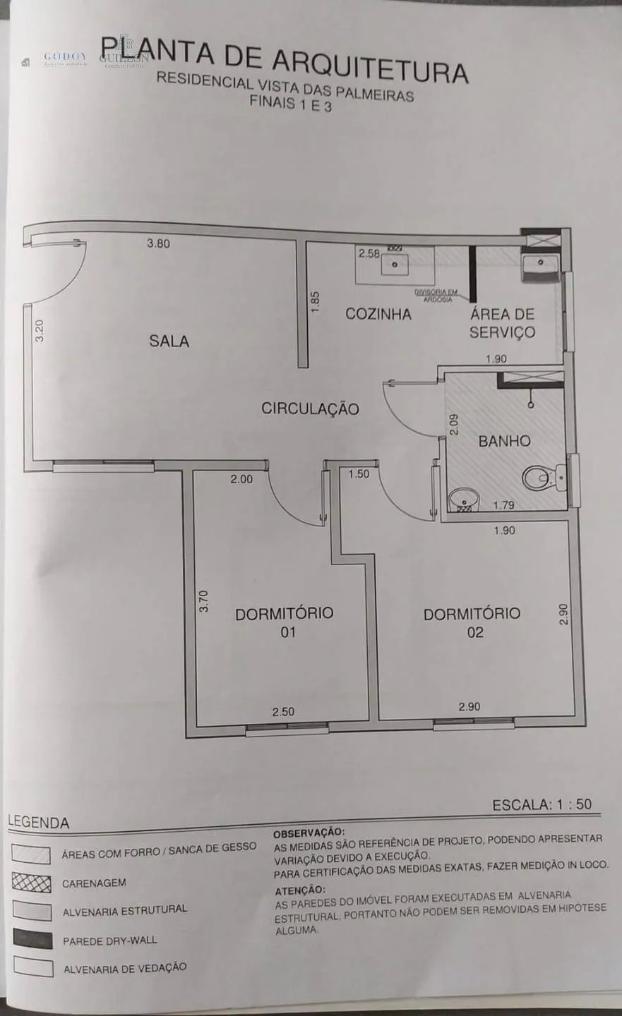 Imagem Apartamento à venda 2 Quartos, 1 Vaga, 50M², Vila Bela, Taubaté - SP | Condomínio Vista das Palmeiras