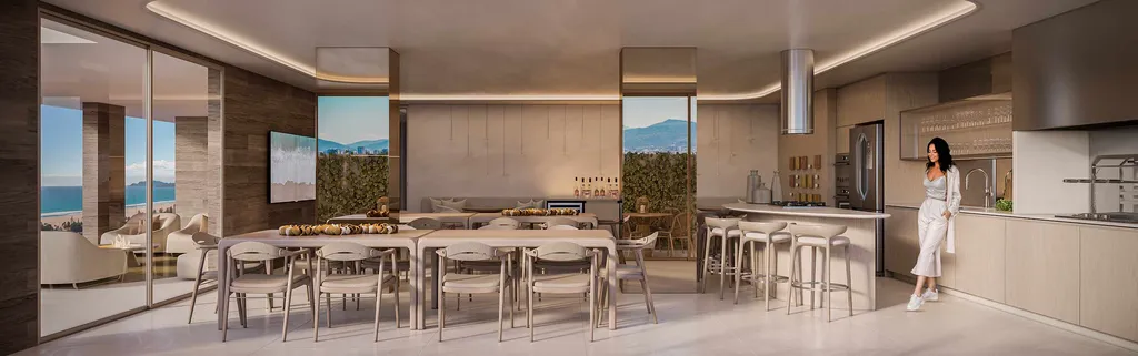 Imagem Imperdível cobertura de luxo à venda em Guaratuba-PR, Centro: 4 quartos, 4 suítes, 6 banheiros, 3 vagas de garagem, 249,10m².