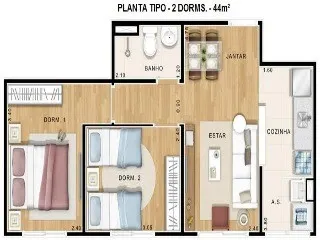 Imagem Condomínio Ello Club Itaquera São Paulo, apartamento à venda com 2 quartos em Itaquera São Paulo Sp