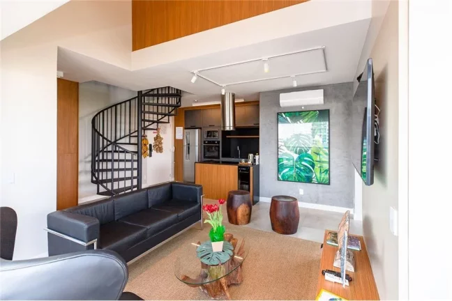Imagem Apartamento Mobiliado à Venda Em Pinheiros - Duplex Com 1 Suíte e 1 Vaga