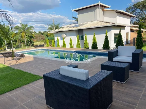 Imagem Casa com 3 dormitórios à venda, 255 m² por R$ 1.350.000,00 - Condomínio Serra Verde - Igarapé/MG