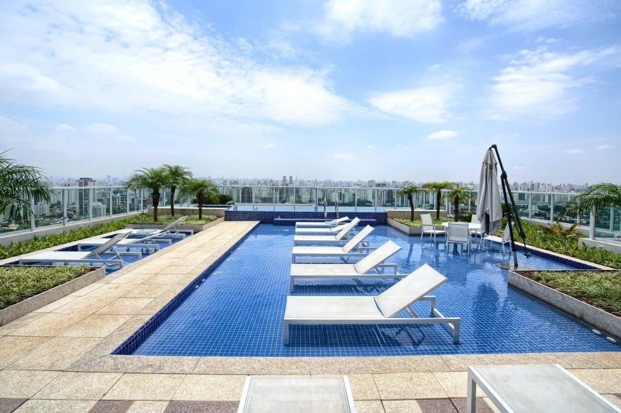 Imagem Apartamento no Brooklin - 33m², 1 quartos, 1 vaga - São Paulo/SP