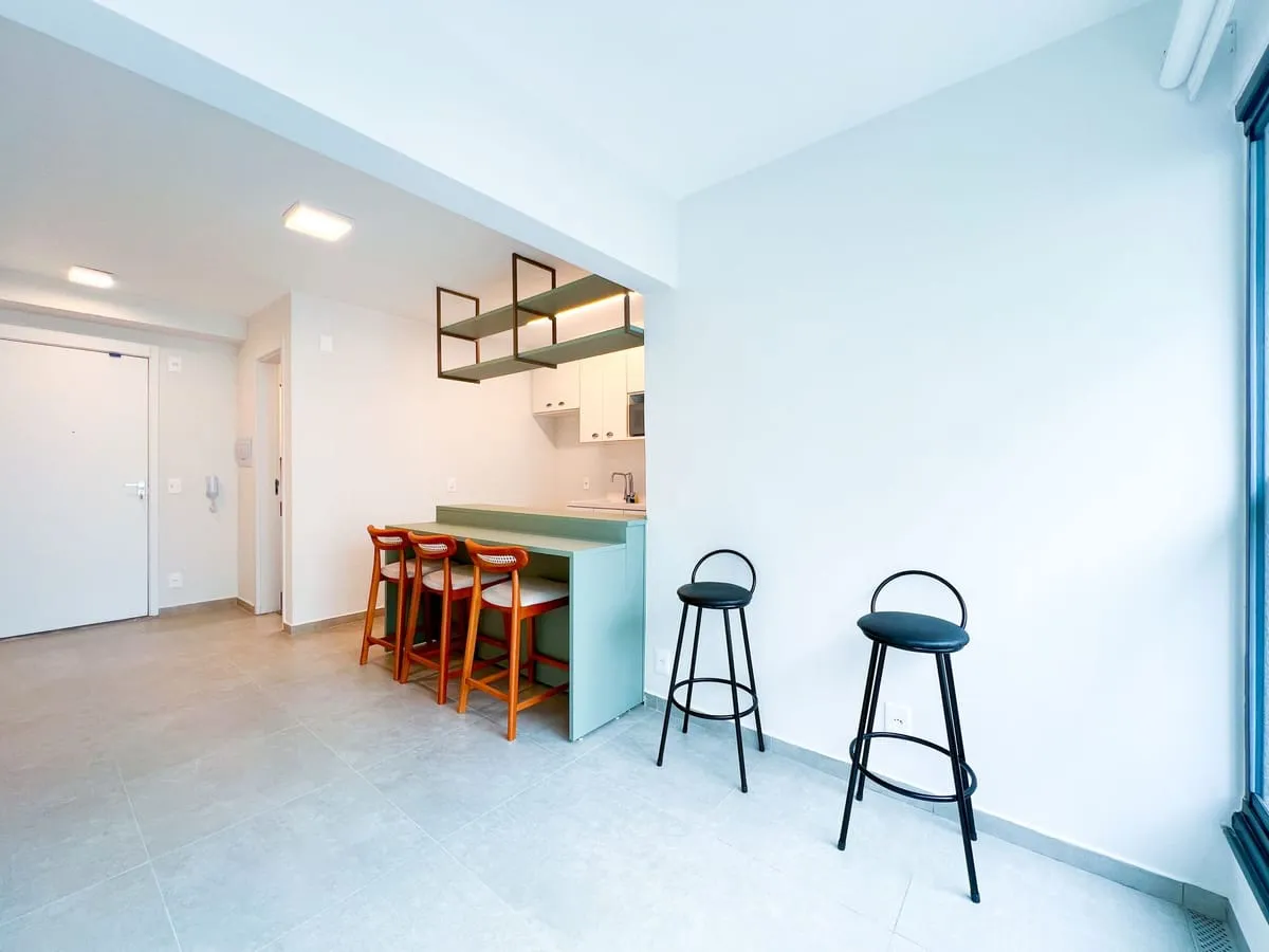Imagem Apartamento com 1 Quarto para alugar, 45m² - Santa Cecília