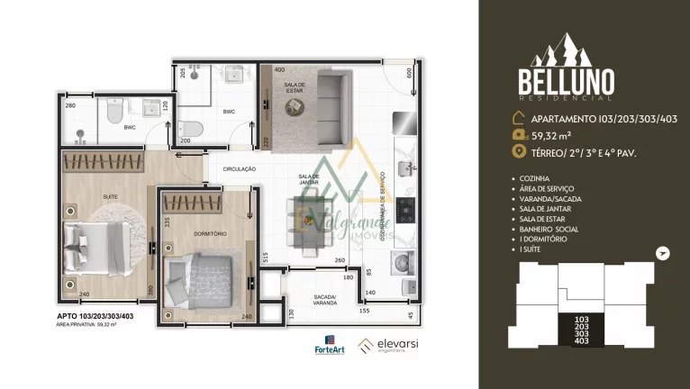 Imagem Apartamento à venda Centro Pinhais PR