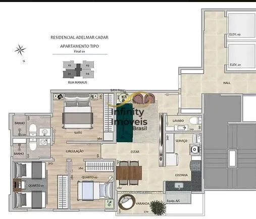 Imagem ADELMAR CADAR SANTA EFIGENIA GARCIA - Apartamento à venda no bairro Santa Efigênia - Belo Horizonte/MG