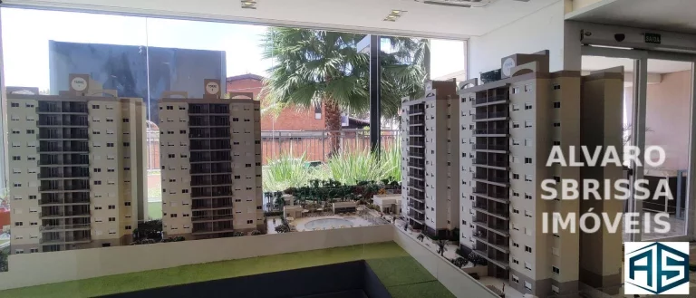 Imagem Apartamento com 3 dormitórios sendo uma suíte em condomínio park, cercado de vegetação, lagos, peixes, locais agradáveis para relaxar e área de lazer