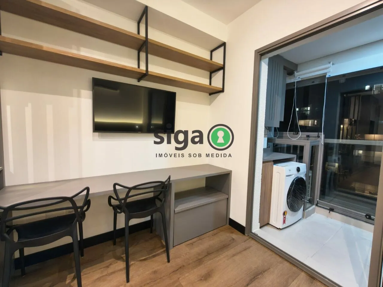 Imagem Studio mobiliado de 30m² para locação a 5 minutos da estação Borba Gato