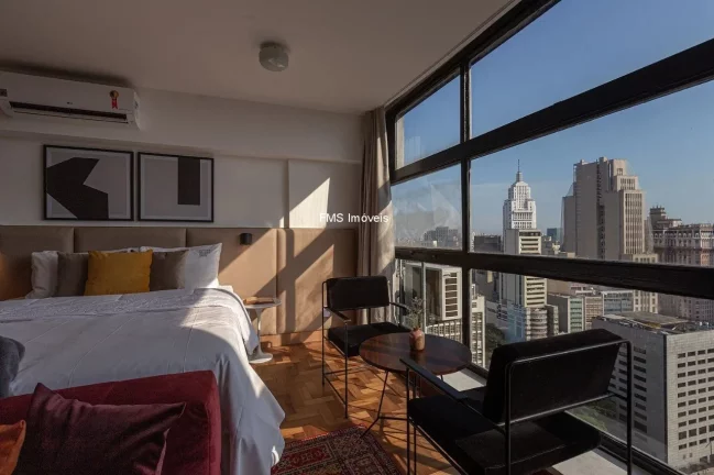 Imagem Apartamento à venda no Centro de SP: 1 quarto, 1 sala, 1 banheiro, 37m² de área. Venha conferir!