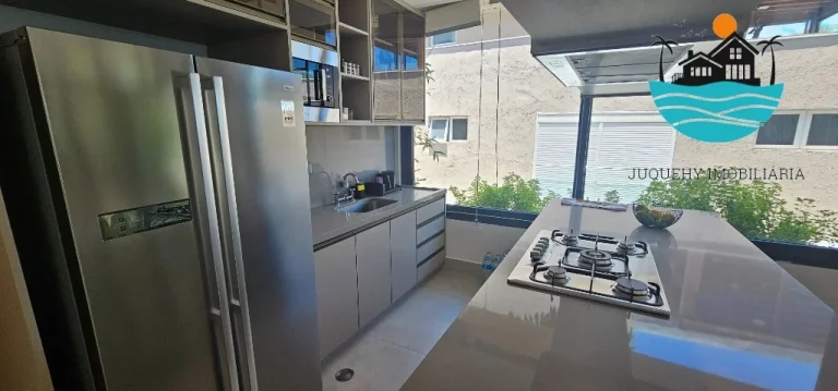 Imagem Pé na Areia com Vista ao mar - A Venda ou Locação de Temporada - Juquehy com 4 suítes, lado direito, máx. 08 pessoas | Juquehy Imobiliária