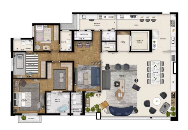 Imagem Apartamento à venda no bairro Morumbi - São Paulo/SP