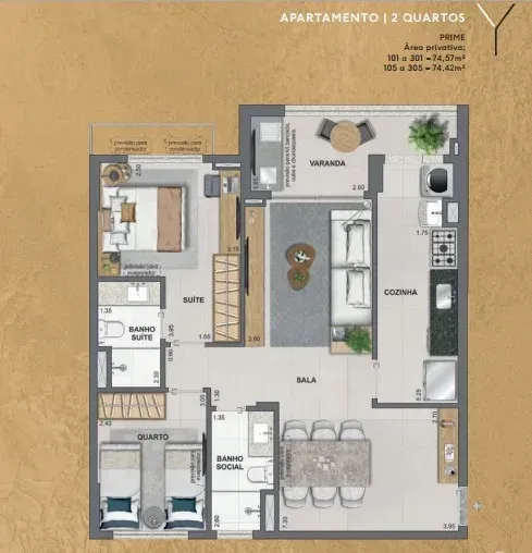 Imagem Apartamento com 2 Quartos à Venda, 74 metros em Botafogo - Rio de Janeiro