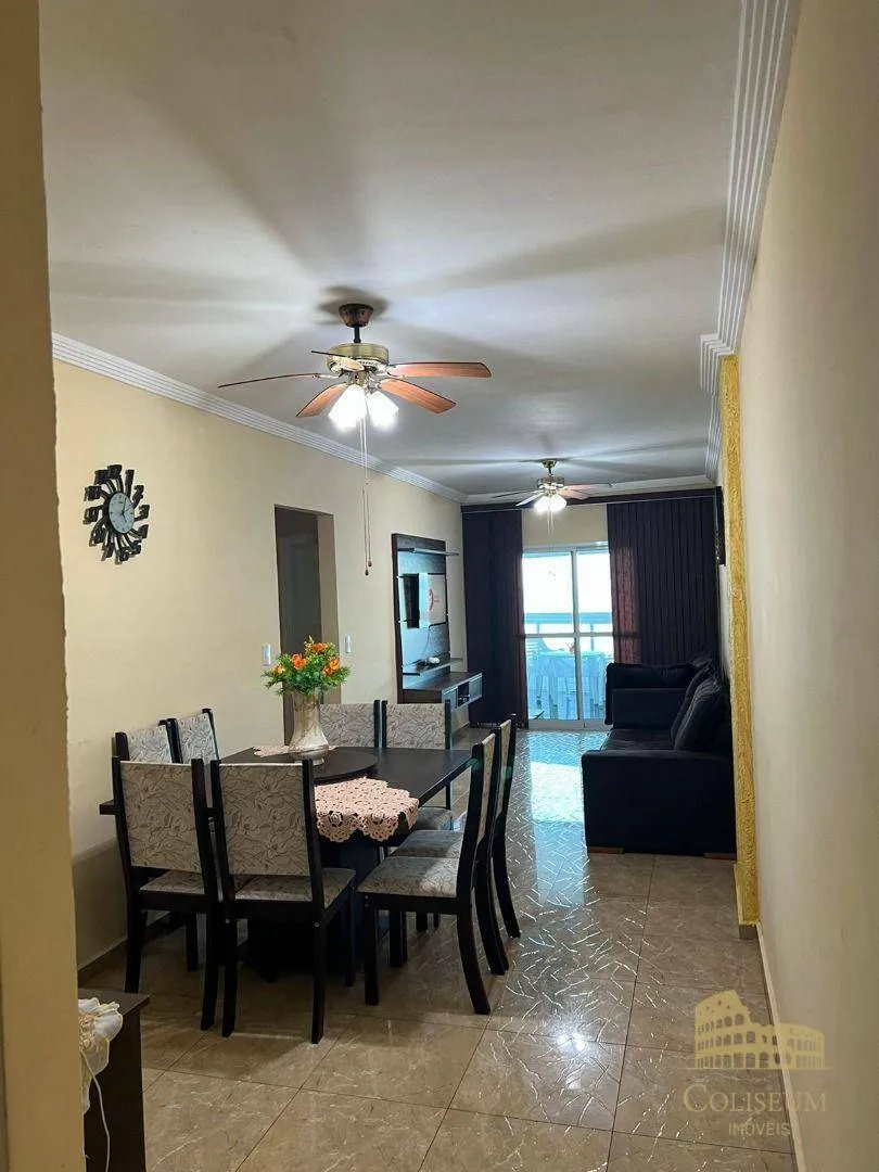 Imagem Apartamento com 3 dormitórios à venda, 105 m² por R$ 665.000,00 - Solemar - Praia Grande/SP