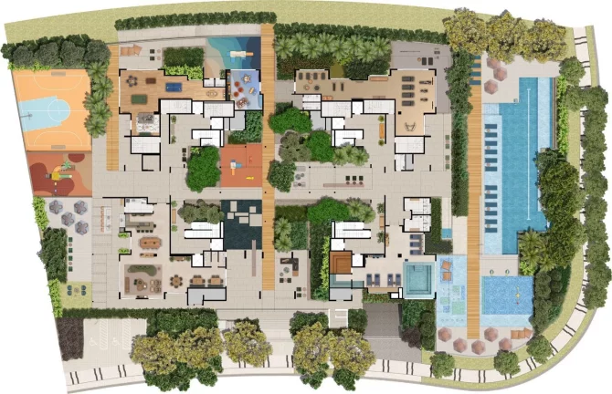 Imagem Apartamento Garden com 3 suítes à venda, 147 m² por R$ 4.864.000 - Riviera Módulo 7 - Bertioga/SP