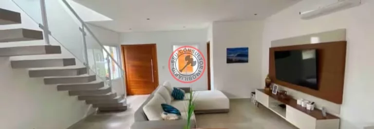 Imagem CAMBURY, LOCAÇÃO TEMPORÁRIA.CASA COM 3 SUÍTES DENTRO DE CONDOMÍNIO, PRÓXIMO A PRAIA COM PISCINA PRIVATIVA E AREA GOURMET