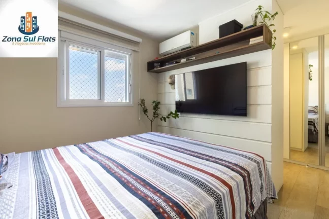 Imagem Apartamento à Venda Na Vila Gumercindo Com 2 Dormitórios Sendo 1 Suíte e 2 Vagas