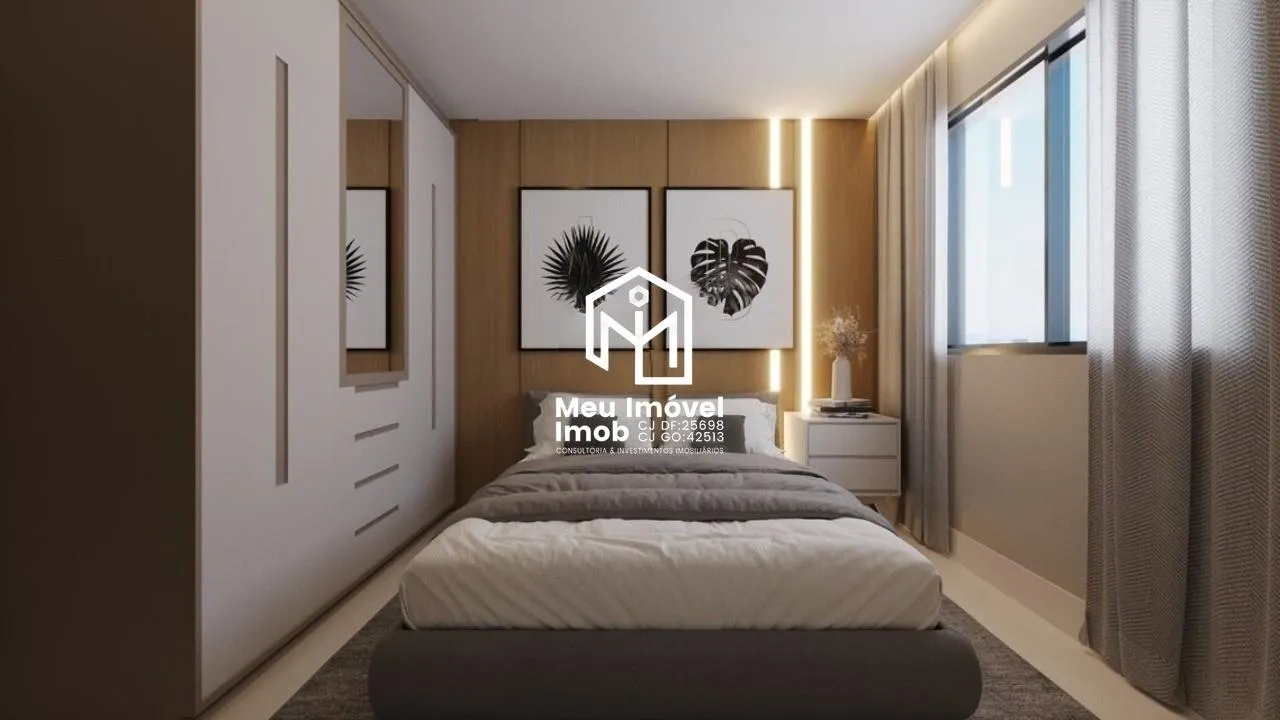 Imagem Apartamento 2 Quartos 1 Suíte 1 Vaga 61,78m² Luziânia