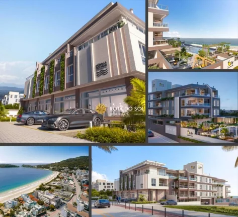 Imagem Pérola do Mar Apartamento novo 3 suítes frente avenida Praia Bombinhas SC