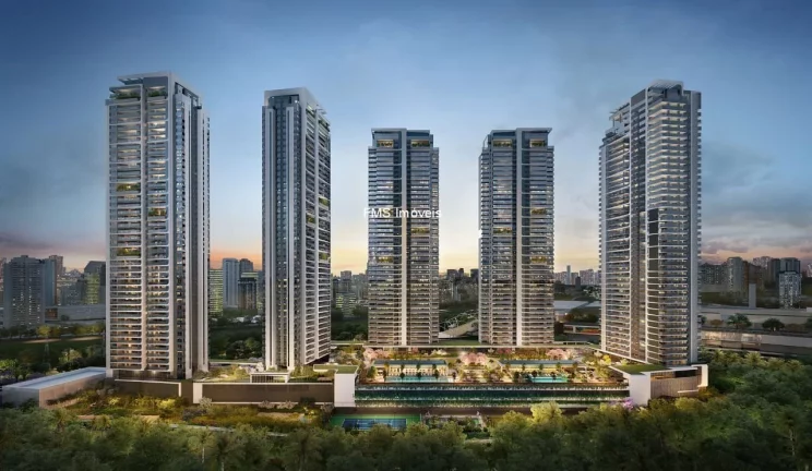 Foto do imóvel Apartamento à venda em São Paulo-SP, Jardim Fonte do Morumbi: 4 quartos, 2 suítes, 3 salas, 4 banheiros, 2 vagas, 142m².