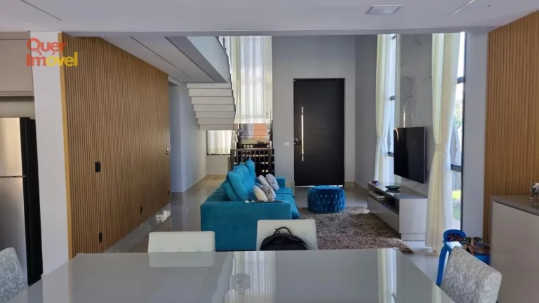 Imagem Residência de alto padrão em condomínio Alphaville, zona sul de Ribeirão Preto-SP, 3 suítes, 305m², 4 vagas - Quer Imóvel.