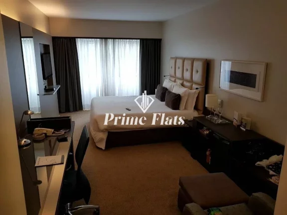 Imagem Flat disponível para venda no Sol Alphaville Hotel ... Residence, com 47m², 1 dormitório e 1 vaga