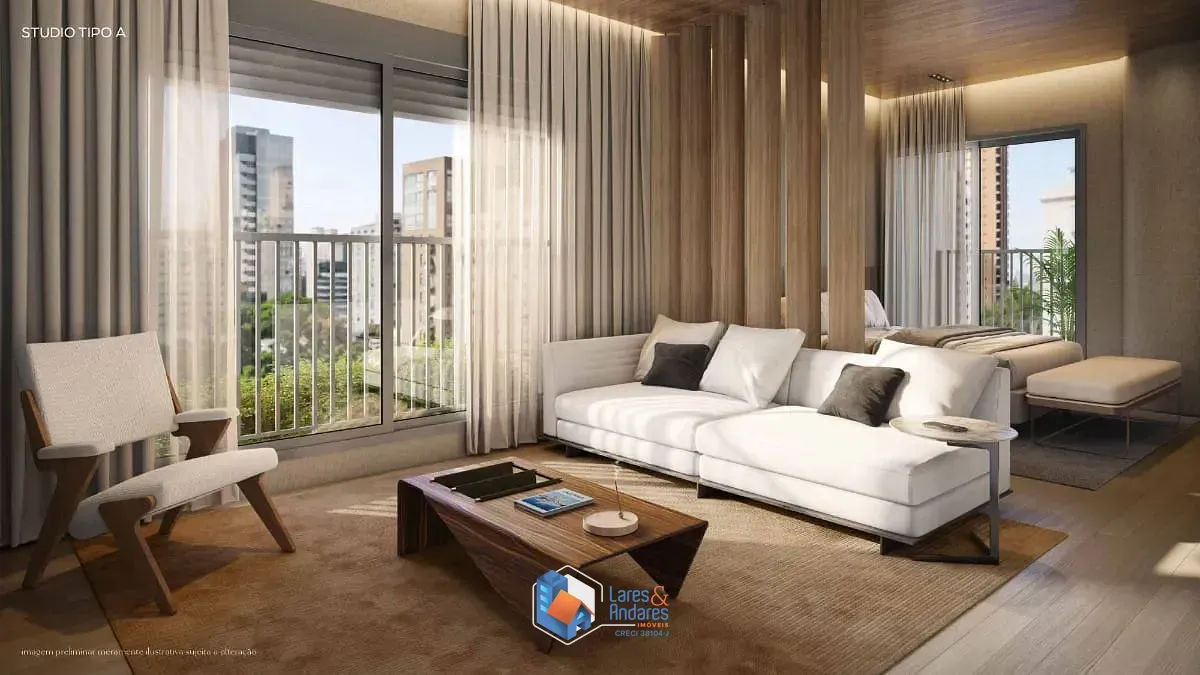 Foto do imóvel Studio para venda em Cerqueira César com 1 quarto, sendo 1 suíte, 39m² em Rua Oscar Freire