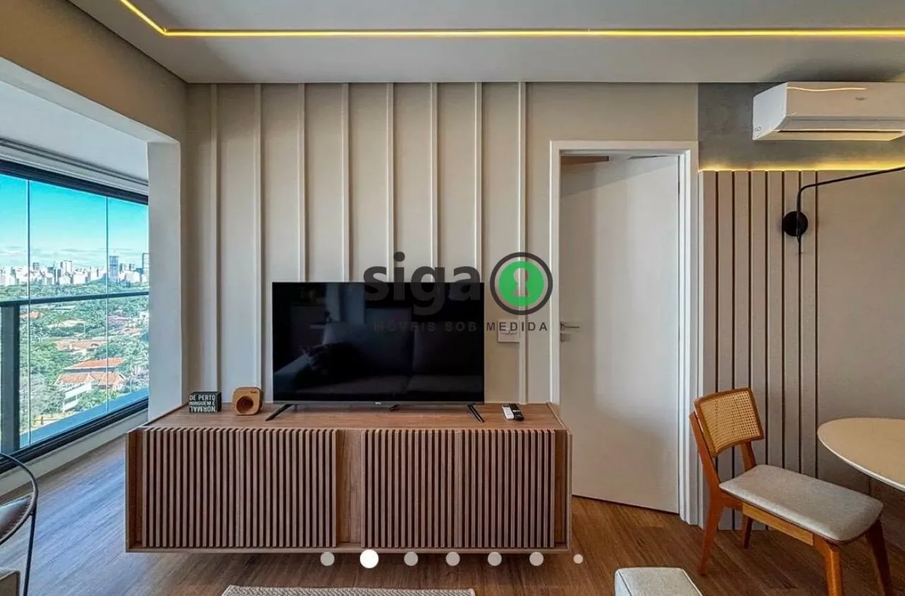 Imagem Apartamento com 50m², 1 suíte no Jardim América Mobiliado, 1 vaga