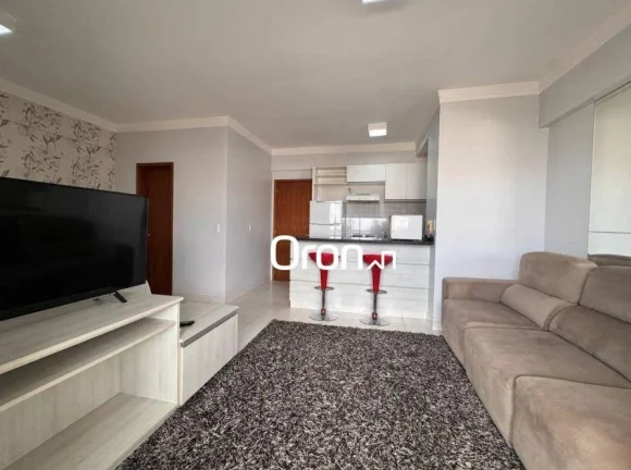 Flat mobiliado com 1 dormitório à venda, 41 m² por R$ 370.000 - Setor Bueno - Goiânia/GO