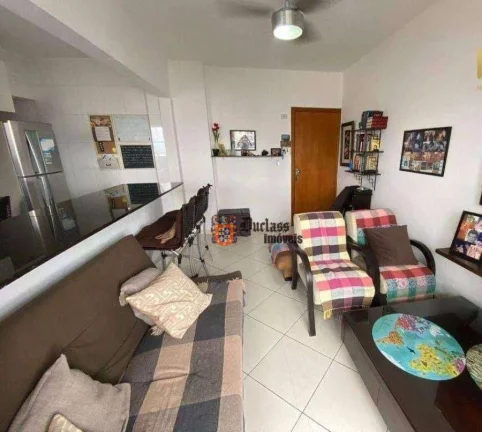 Imagem Apartamento com 2 dormitórios à venda, 72 m² por R$ 450.000 - Guilhermina - Praia Grande/SP