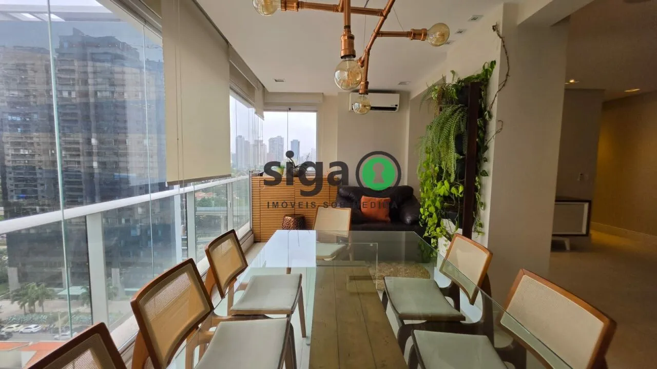 Imagem Brooklin - 105 m² - 2 dormitórios sendo 2 Suítes - Varanda Gourmet - Pronto para Morar