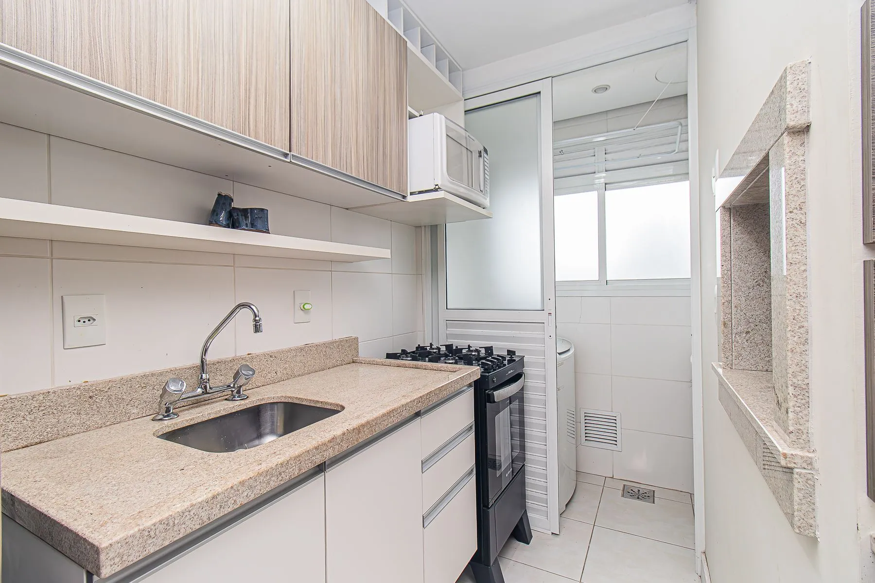 Imagem Apartamento 1 dormitório, lavabo e suite, vaga de garagem , 44m2