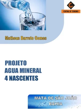 INDUSTRIAL DE ÁGUA MINERAL EM DIAS D'AVILA - BAHIA