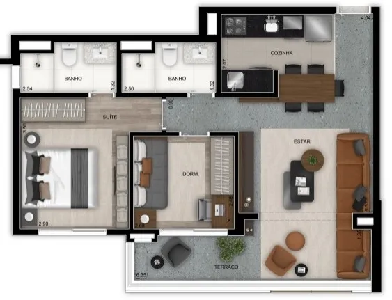 Imagem Apartamentos no bairro Jardim Paulista em São Paulo. Preço e disponibilidade do imóvel sujeitos a...