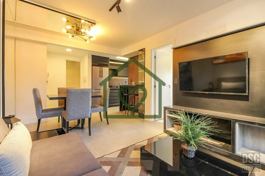 Imagem Residencial com vários opções de apartamento que vão de 1 ou 2 dormitórios, com ou sem suíte, ...