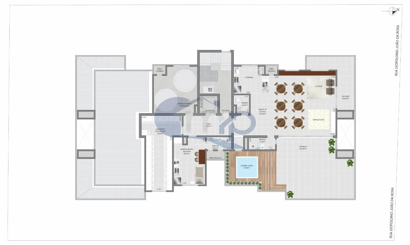 Imagem Apartamento a venda com 2 dormitorios na Praia da Cal em Torres/RS