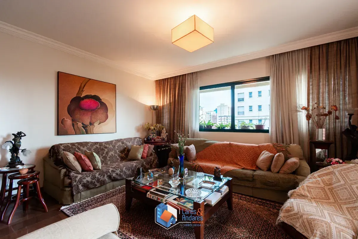 Imagem Apartamento para venda em Moema com 4 quartos, sendo 3 suítes, 222m²