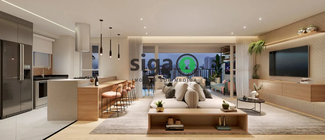 Imagem Olivier Morumbi - Apartamento de 141 metros 4 dormitórios e 3 vagass no melhor ponto da Vila Andrade