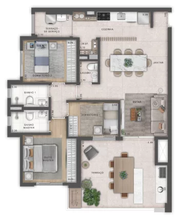 Imagem RECANTO OLIVEIRAS - TECNISA - Aptos de 81m² e 109m², apenas 1,6km da Estação Barra Funda do Metrô!