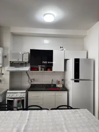 Imagem Apartamento para locação em São Paulo-SP, com 1 quarto, 1 banheiro, 2 vagas.