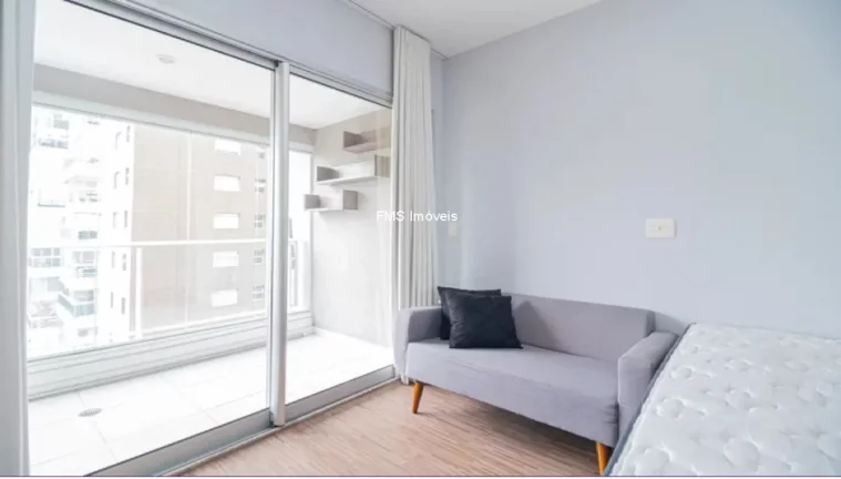 Imagem Studio para locação no Brooklin com 1 suíte, 1 banheiro, 1 vaga, 33m².