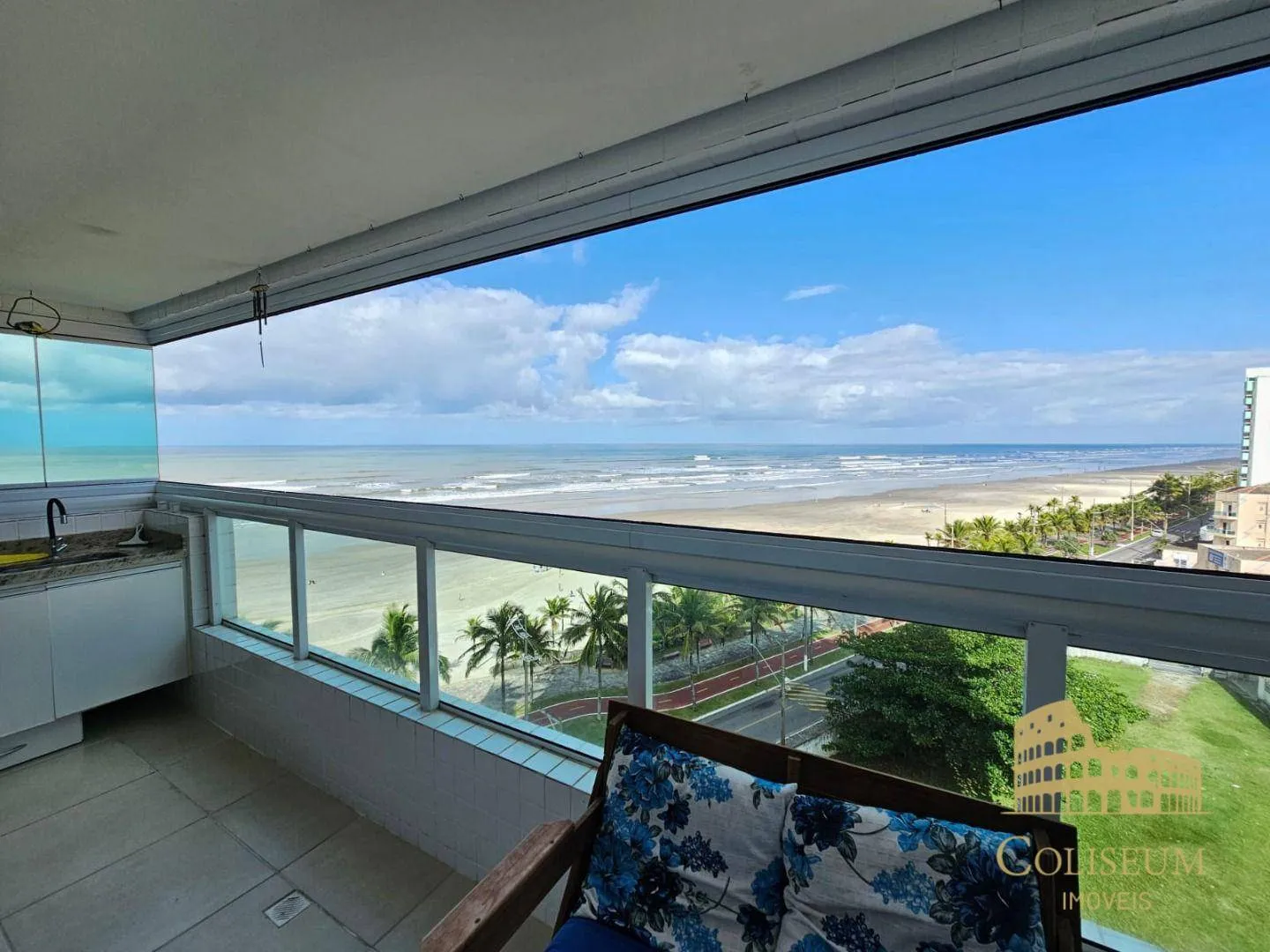 Foto do imóvel Apartamento com 2 dormitórios para alugar, 78 m² por R$ 4.500,00/mês - Balneário Flórida - Praia Grande/SP