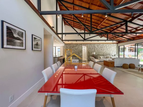 Imagem Casa linear dentro de condomínio com 5 quartos (4 suítes) e lazer privativo!