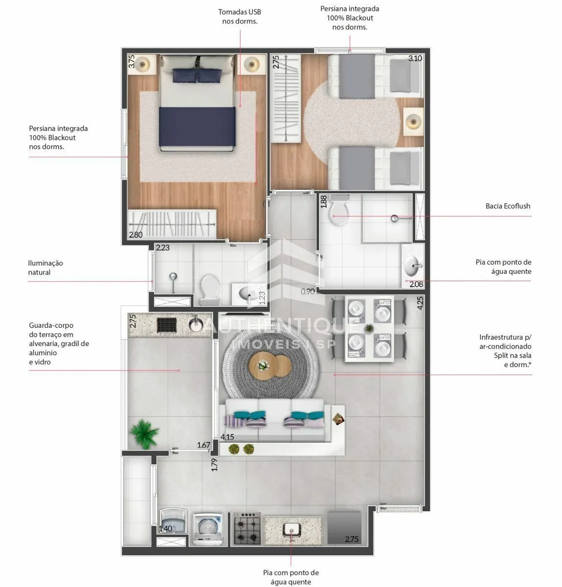 Imagem MONDO RESIDENCIAL BAETA NEVES SAO BERNARDO DO CAMPO - Apartamento no bairro Baeta Neves São Bernardo do Campo à venda!