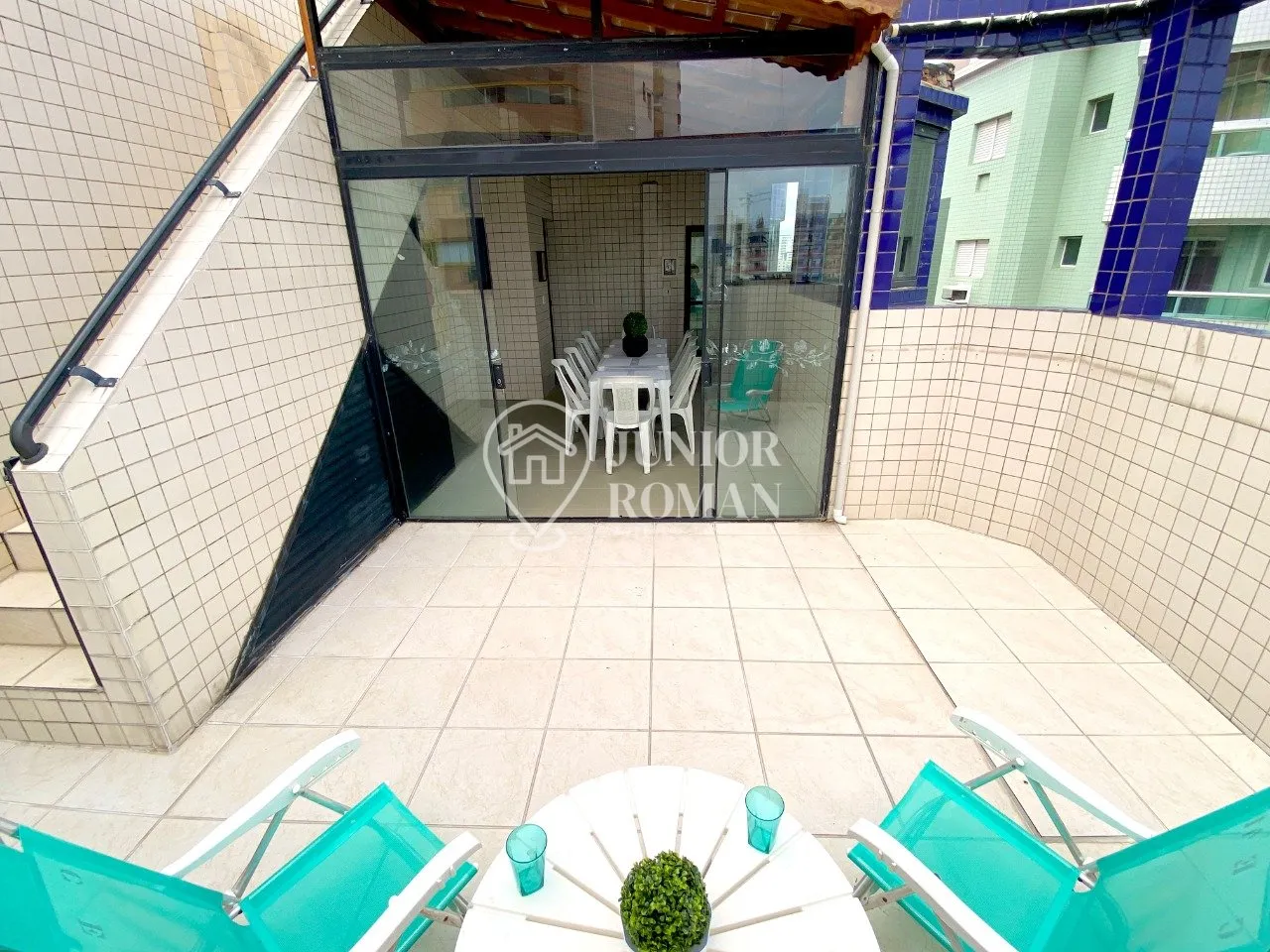 Imagem COBERTURA DUPLEX MOBILIADA | 208m² | PISCINA PRIVATIVA | 3 DORM | AVIAÇÃO - PRAIA GRANDE/SP