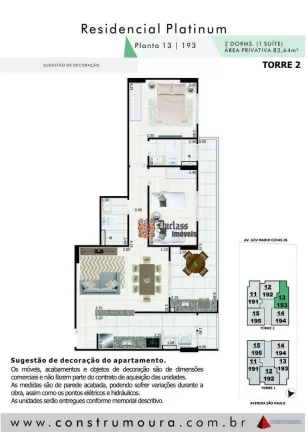 Imagem Apartamento com 2 dormitórios à venda, 82,64 m² por R$ 510.715 - Centro - Mongaguá/SP