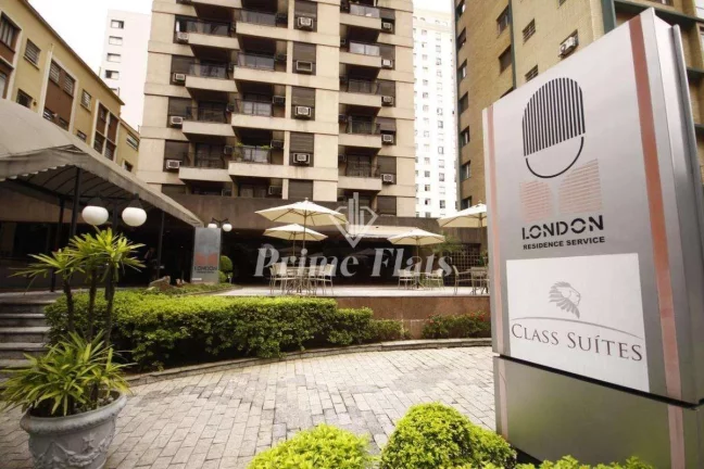Imagem Flat disponível para venda no Edifício Flat London Residence Service, com 42m², 1 dormitório e 1 vaga