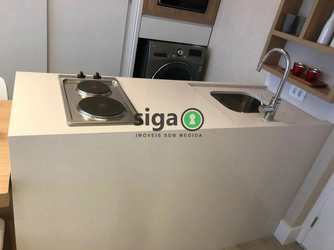 Imagem Apartamento com 49m² à venda, MOBILIADO, 1 quarto, 1 banheiro e 1 vaga, Chácara Santo Antonio