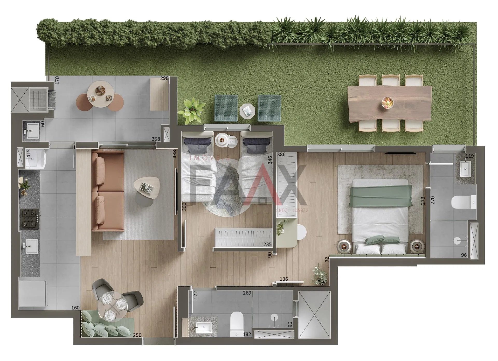 Imagem Apartamento, CIDADE DOS LAGOS, GUARAPUAVA - PR