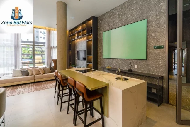 Imagem Apartamento Alto Padrão à Venda Em Moema Com 3 Suítes e 2 Vagas - Varanda Gourmet