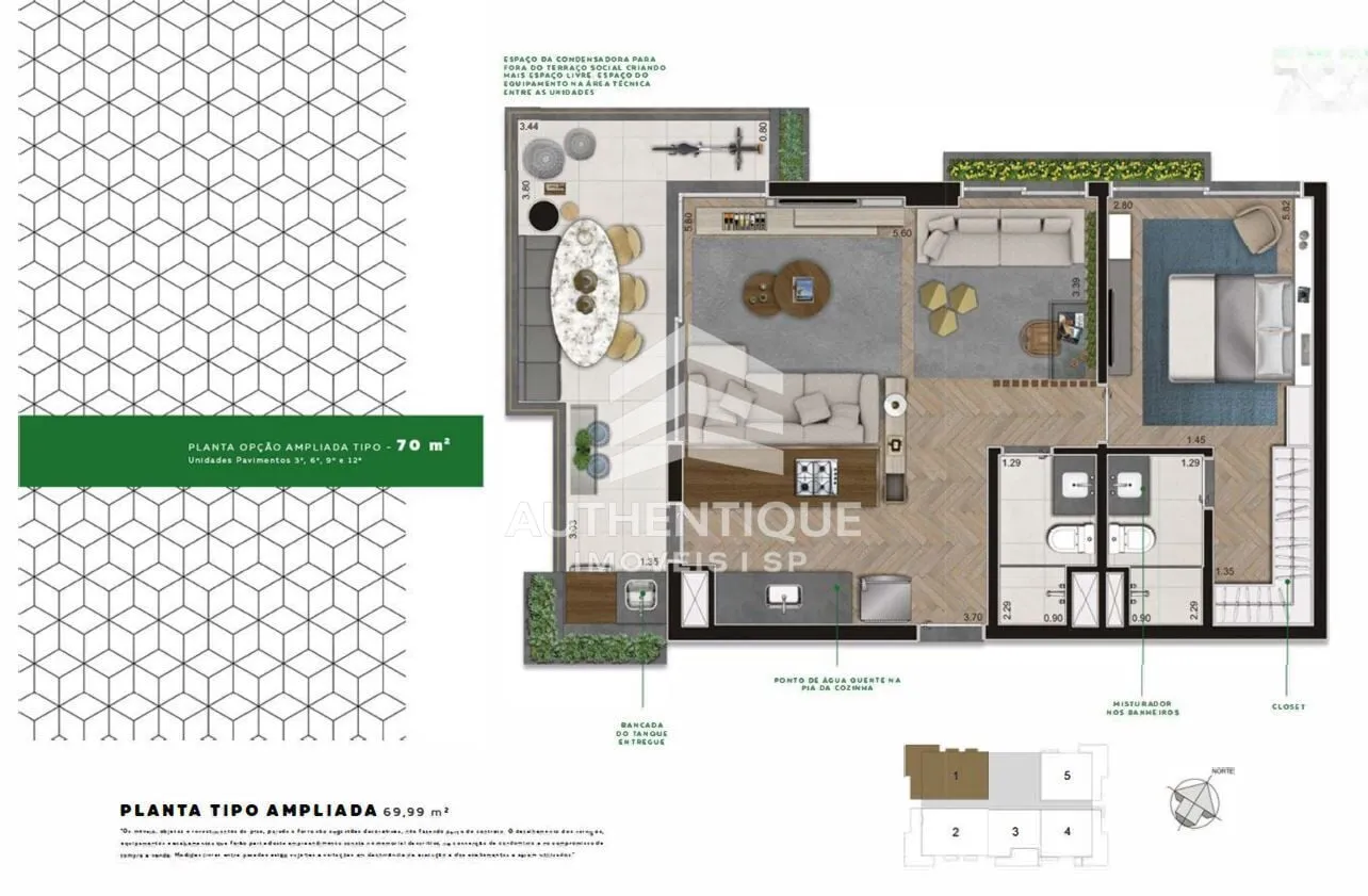 Imagem ESTADOS UNIDOS 702 JARDINS - Apartamento à venda no bairro Jardim América - São Paulo/SP, Zona Sul