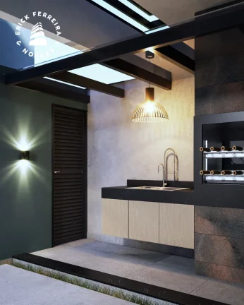 Imagem Casa de 3 dormitório sendo uma suite MARTES com 30m² área gourmet sala de estar e jantar, cozinha, um lavabo, area de serviço e duas vagas de garagem
